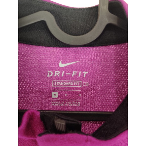 (V) Nike Dri-Fit Standard Fit Men base layer sweater sport running sz M purple - Picture 7 of 8